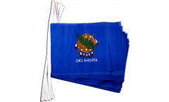 USA Oklahoma Bunting Flags - 5.9 x 8.65 inch