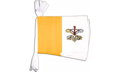 Vatican Bunting Flags - 5.9 x 8.65 inch