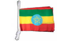 Ethiopia Bunting Flags - 12 x 18 inch