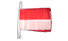 Indonesia Bunting Flags - 12 x 18 inch