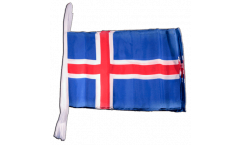 Iceland Bunting Flags - 12 x 18 inch