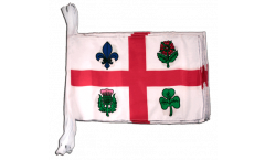 Canada Montreal Bunting Flags - 12 x 18 inch