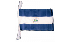 Nicaragua Bunting Flags - 12 x 18 inch