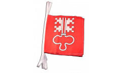 Switzerland Canton Nidwalden Bunting Flags - 12 x 18 inch