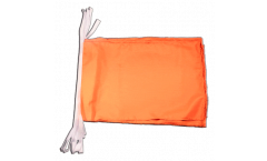 Unicolor orange Bunting Flags - 12 x 18 inch