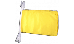 Unicolor yellow Bunting Flags - 12 x 18 inch