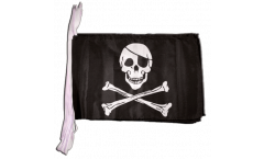 Pirate Skull and Bones Bunting Flags - 12 x 18 inch