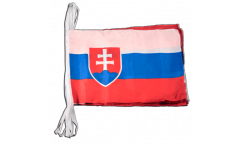 Slovakia Bunting Flags - 12 x 18 inch