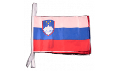 Slovenia Bunting Flags - 12 x 18 inch