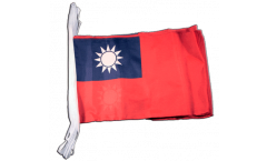 Taiwan Bunting Flags - 12 x 18 inch