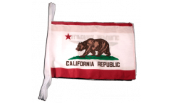 USA California Bunting Flags - 12 x 18 inch