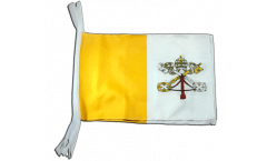 Vatican Bunting Flags - 12 x 18 inch