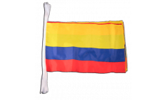Colombia Bunting Flags - 12 x 18 inch