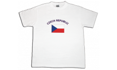 Czech Republic T-Shirt, white, size XL, Round-T