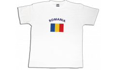 Rumania T-Shirt, white, size L, Round-T