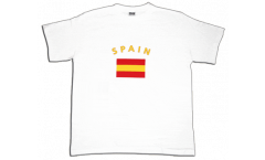 Spain T-Shirt, white, size XL, Round-T