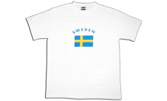 Sweden T-Shirt, white, size XXL, Round-T