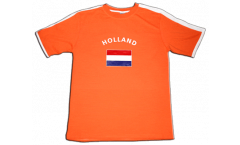 Netherlands T-Shirt, orange-white, size L, Runner-T