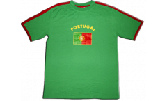 Portugal T-Shirt, green-red, size XL, Runner-T