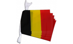 Belgium Bunting Flags - 5.9 x 8.65 inch