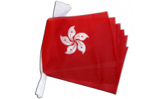 Hong Kong Bunting Flags - 5.9 x 8.65 inch