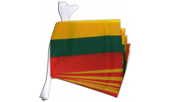 Lithuania Bunting Flags - 5.9 x 8.65 inch
