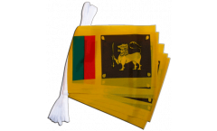 Sri Lanka Bunting Flags - 5.9 x 8.65 inch