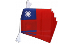 Taiwan Bunting Flags - 5.9 x 8.65 inch