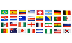 Flag Pack World Cup 2014 - 90 x 150 cm