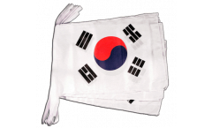 South Korea Bunting Flags - 12 x 18 inch
