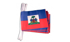 Haiti Bunting Flags - 5.9 x 8.65 inch