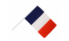 France Hand Waving Flag - 2 x 3 ft.
