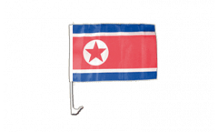 North corea Car Flag - 12 x 16 inch