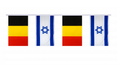 Belgium - Israel Friendship Bunting Flags - 5.9 x 8.65 inch