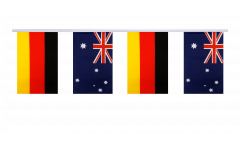 Germany - Australia Friendship Bunting Flags - 5.9 x 8.65 inch