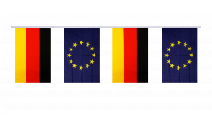 Germany - European Union EU Friendship Bunting Flags - 5.9 x 8.65 inch