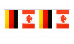 Germany - Canada Friendship Bunting Flags - 5.9 x 8.65 inch