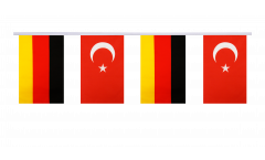 Germany - Turkey Friendship Bunting Flags - 5.9 x 8.65 inch