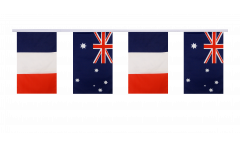France - Australia Friendship Bunting Flags - 5.9 x 8.65 inch