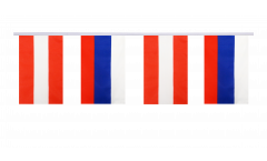 Austria - Russia Friendship Bunting Flags - 5.9 x 8.65 inch