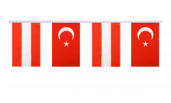 Austria - Turkey Friendship Bunting Flags - 5.9 x 8.65 inch