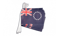 Cook Islands Bunting Flags - 5.9 x 8.65 inch