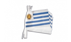 Uruguay Bunting Flags - 5.9 x 8.65 inch