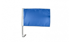 Unicolor blue Car Flag - 12 x 16 inch