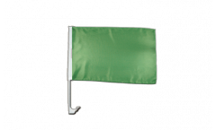 Unicolor green Car Flag - 12 x 16 inch