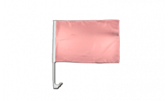 Unicolor pink Car Flag - 12 x 16 inch