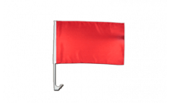 Unicolor red Car Flag - 12 x 16 inch