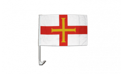 Great Britain Guernsey Car Flag - 12 x 16 inch