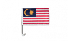 Malaysia Car Flag - 12 x 16 inch