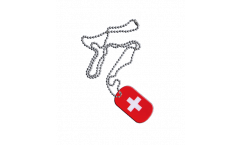 Switzerland Dog Tag - 1.18 x 1.96 inch